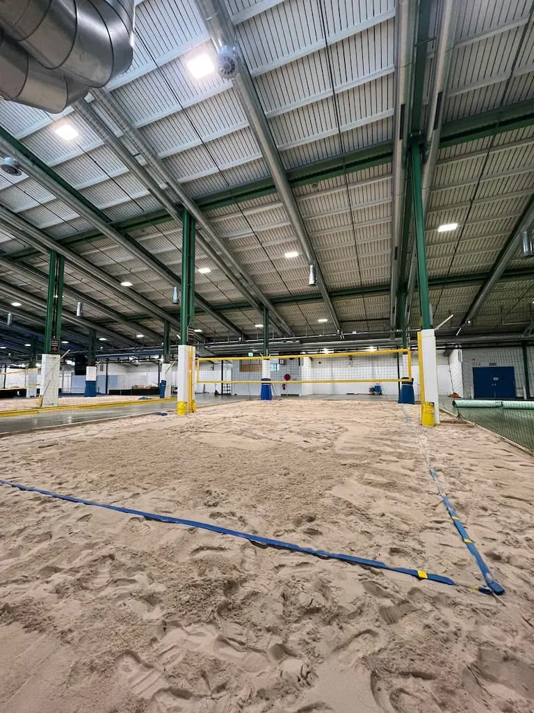Indoor Beachvolleyball Messehalle